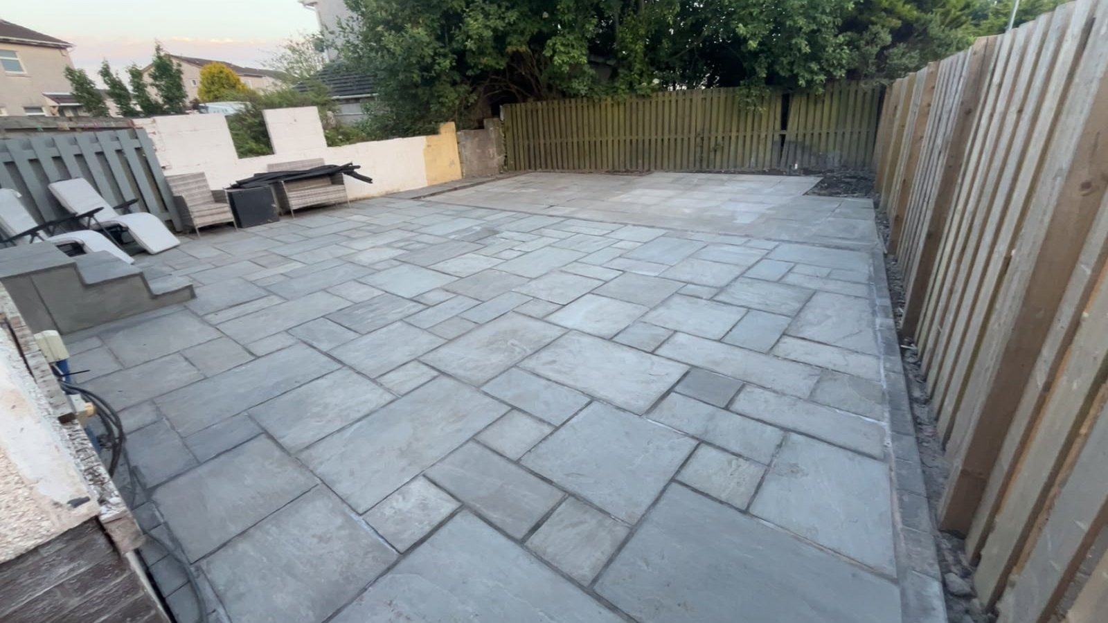 Indian sandstone patio — Kilwinning